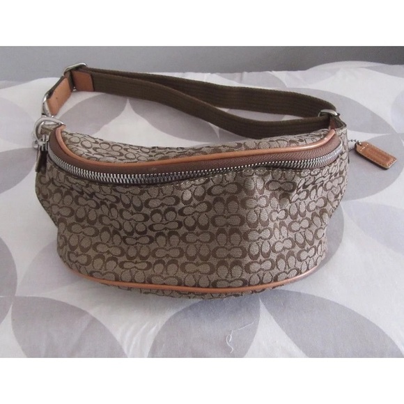 Coach Waist fanny pack signature belt bag vintage - Picture 4 of 8